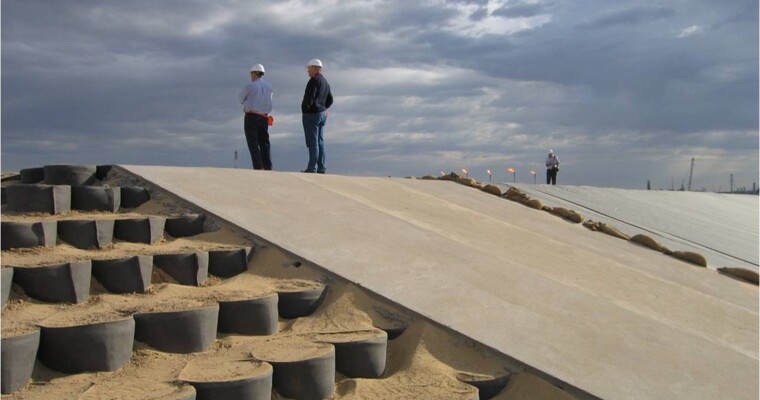 TERRAM-Geozellen-Anwendung-Stützkonstruktion